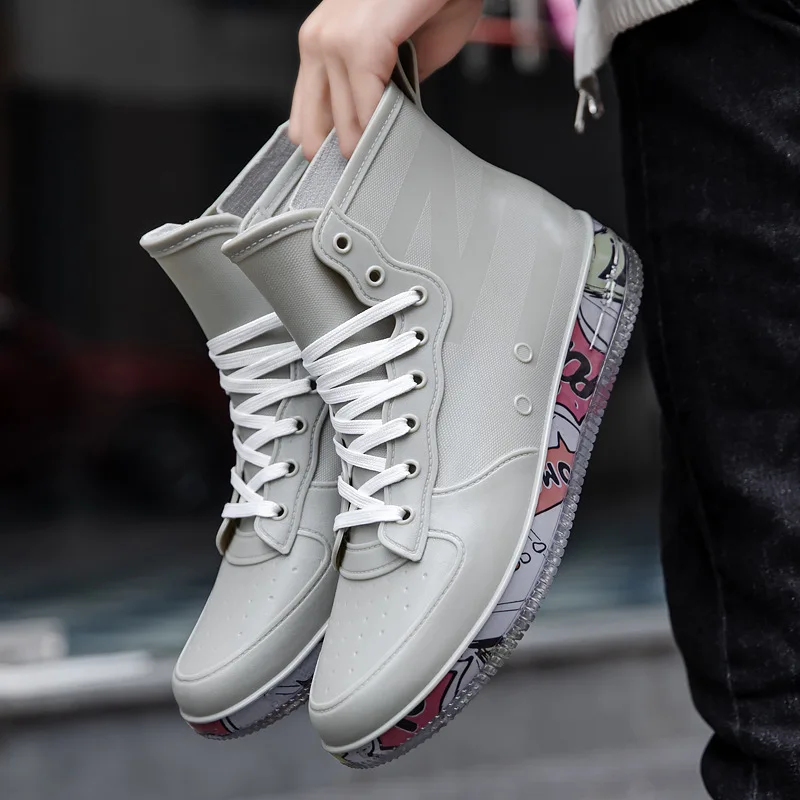 Crossfit Male - Sepatu Bot Hujan Pria Sepatu Bot