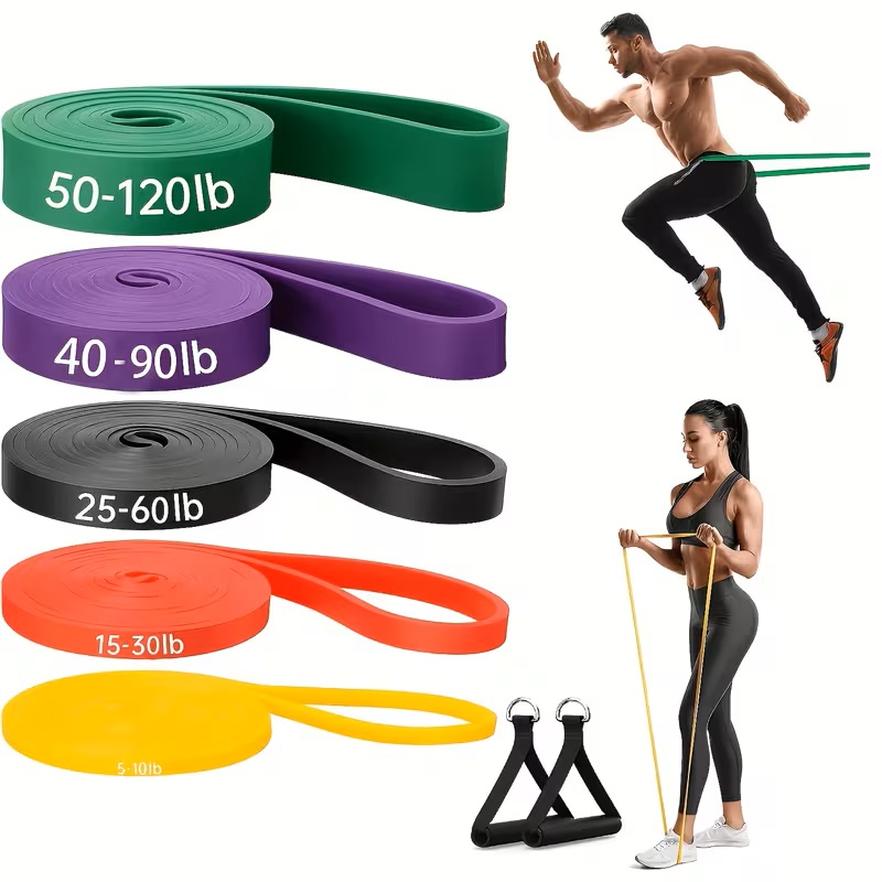 Pull Up Assist Band - 3/5 Buah Tali Tarik, Tali Resistensi,