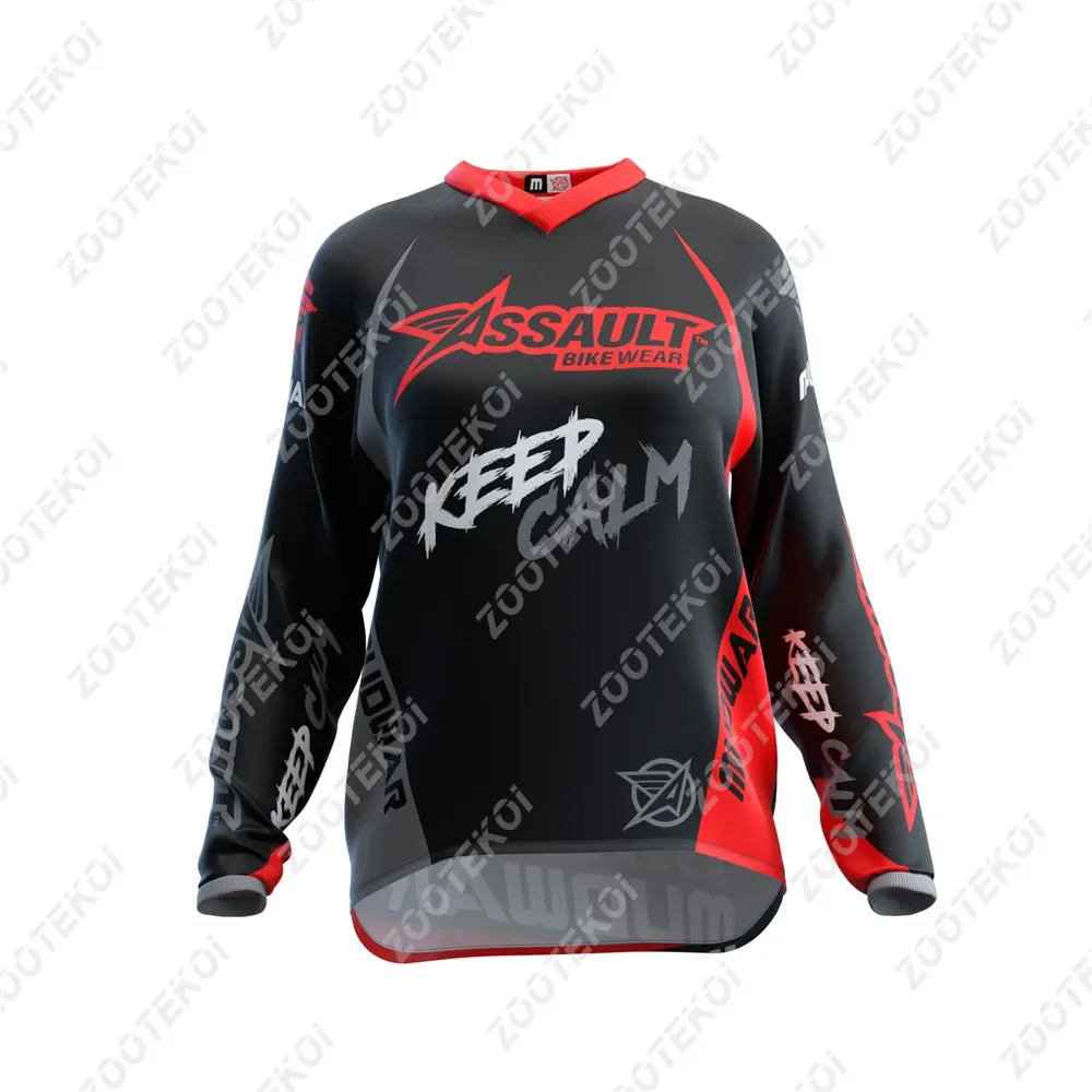 Crossfit Full Gear - Jersey Sepeda Gunung Wanita untuk Downhill,
