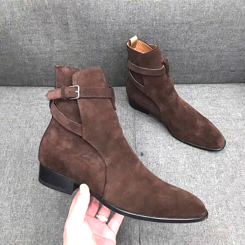 Sepatu Boots Kulit Suede Sapi  - Crossfit Male ulasan dan harga