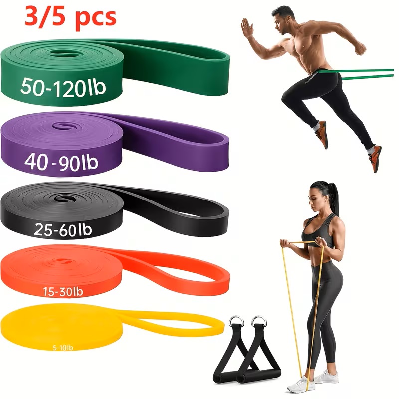 3/5 Buah Tali Tarik, Tali Resi - Pull Up Assist Band ulasan dan harga