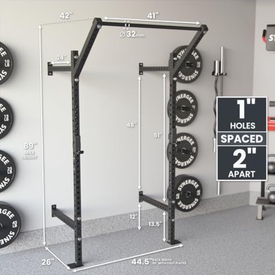 Rak Squat Dinding untuk penggu - Pull Up Bar Grip ulasan dan harga