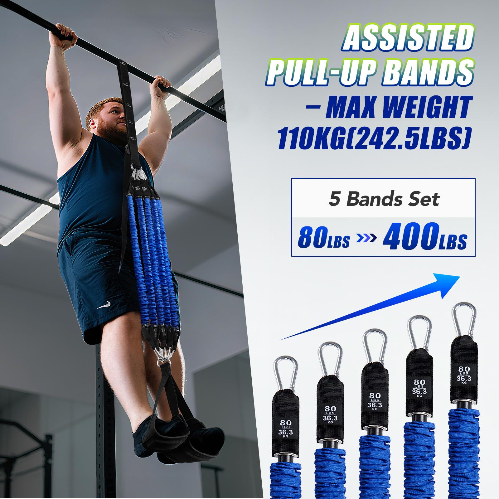 Set Tali Bantu Pull Up Heavy D - Pull Up Assist Band ulasan dan harga