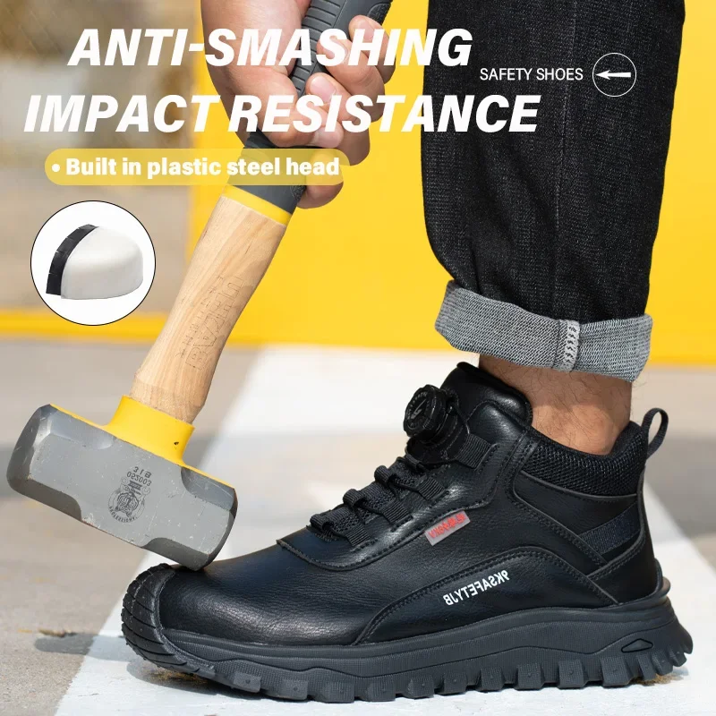 Sepatu Kerja Kulit Anti Air 6K - Crossfit Male ulasan dan harga